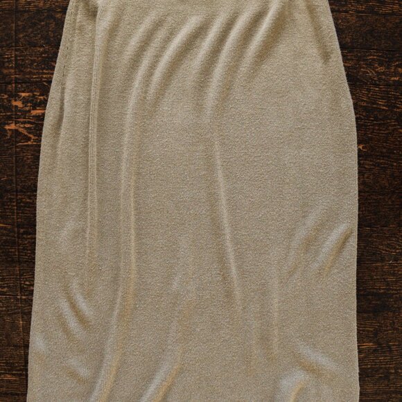 Sigrid Olsen Sport Silk & Wool Blend Vintage Knit Maxi Skirt - Picture 2 of 9